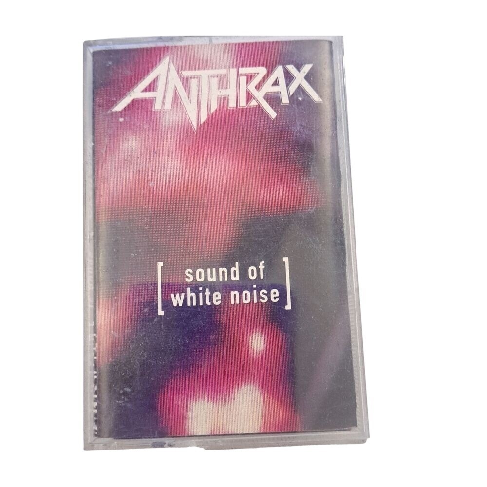 Anthrax Sound of White Noise‎ Cassette Tape 1993 Thrash Metal Album Vintage VG